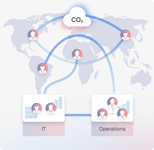 Scalability illustration showing enterprise-scale data processing capabilities